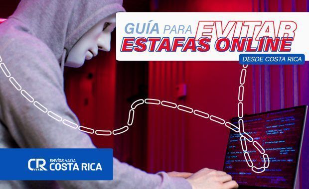 una persona tratando de estafar de forma online con su laptop