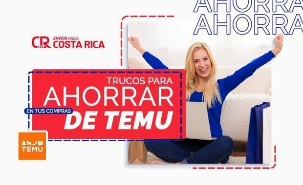 mujer joven con cabello amarillo feliz de comprar en temu